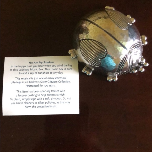 Reed & Barton Ladybug Music Box - Picture 2 of 8